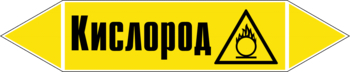 Маркировка трубопровода "кислород" (пленка, 126х26 мм) - Маркировка трубопроводов - Маркировки трубопроводов "ГАЗ" - Магазин охраны труда и техники безопасности stroiplakat.ru